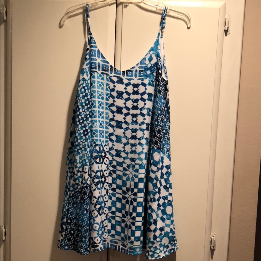 Blue and White Nordstrom Sundress